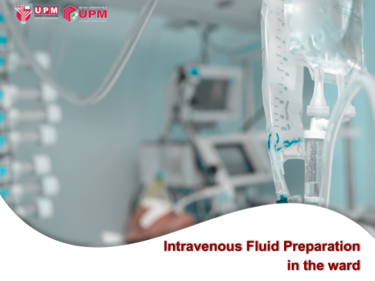 Steps to Prepare Intravenous Fluid in the Ward